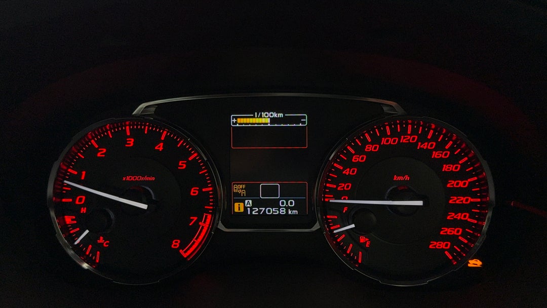 2017 Subaru WRX Premium (AWD), Manual, 127058 km, Odometer View