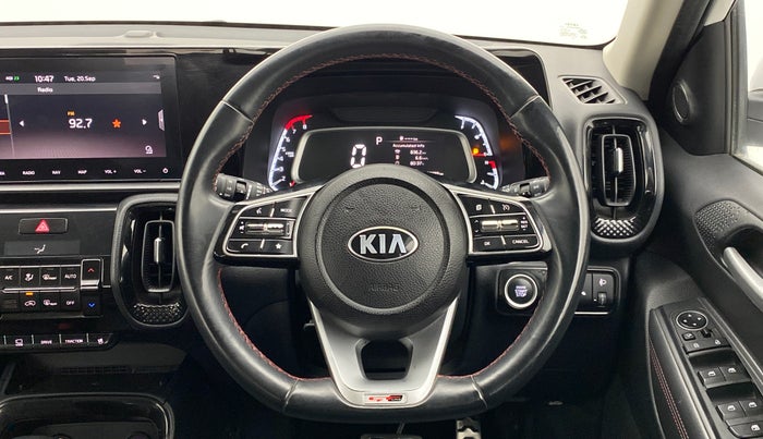 2020 KIA SONET GTX PLUS DCT 1.0, Petrol, Automatic, 24,809 km, Steering Wheel Close Up