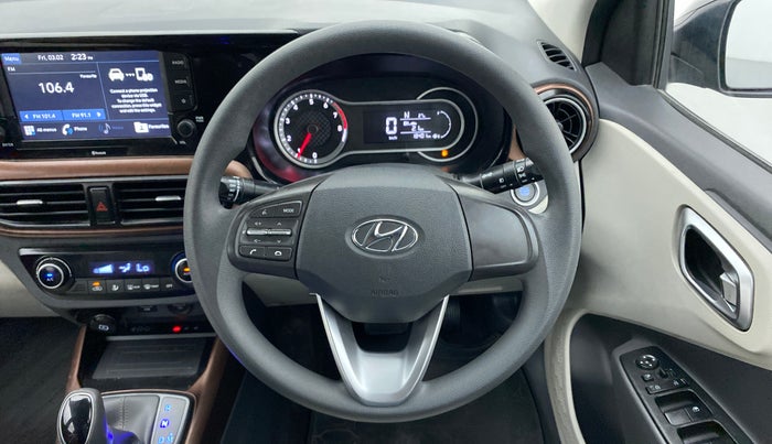 2021 Hyundai AURA SX PLUS 1.2 AMT, Petrol, Automatic, 18,401 km, Steering Wheel Close Up