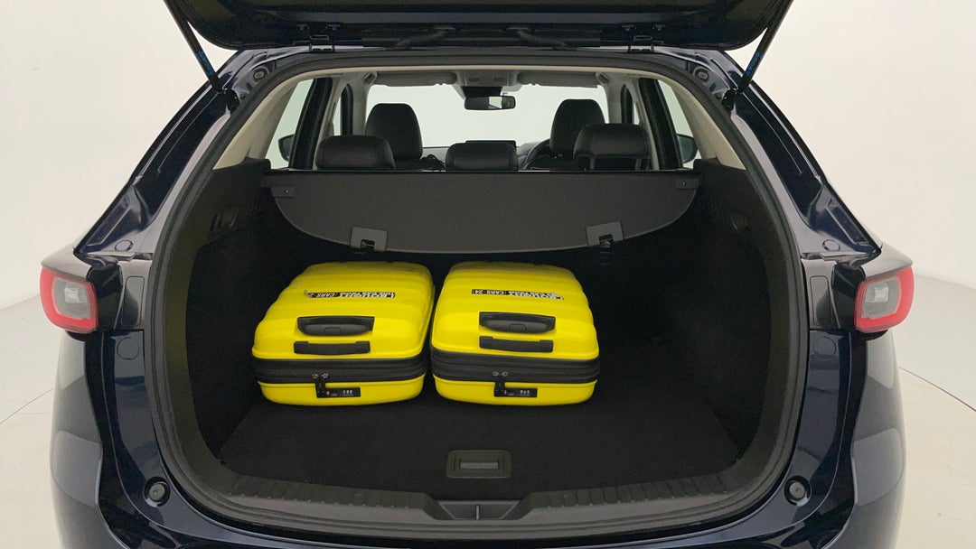 2025 Mazda CX-5 G25 Touring (AWD), Automatic, 5640 km, Boot Inside View with Luggage