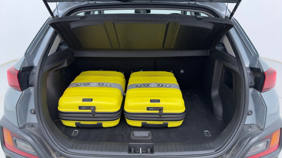 Boot Inside View with Luggage