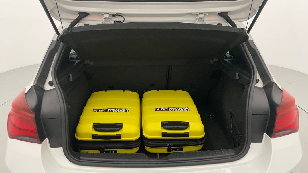 Boot Inside View with Luggage