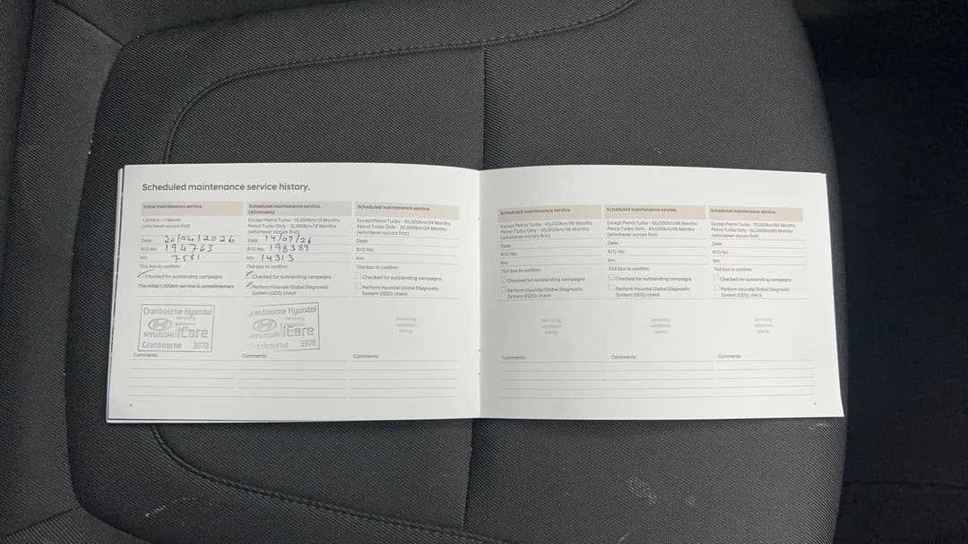 2025 Hyundai Tucson (FWD), Automatic, 20451 km, Service History