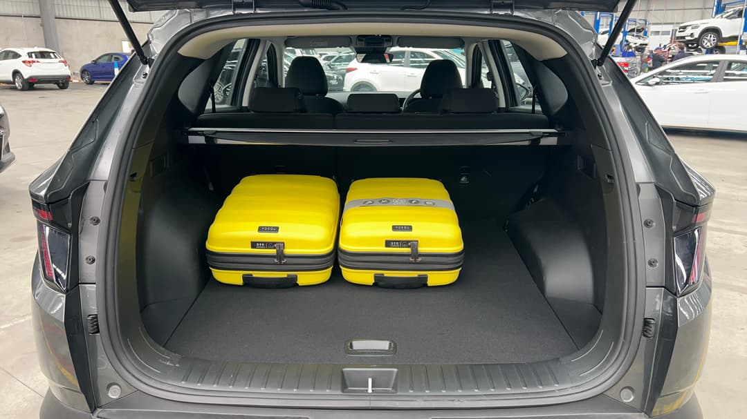 2025 Hyundai Tucson (FWD), Automatic, 20451 km, Boot Inside View with Luggage