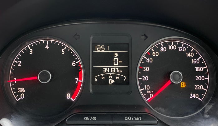 2018 Volkswagen Polo HIGHLINE 1.0L, Petrol, Manual, 34,137 km, Odometer Image