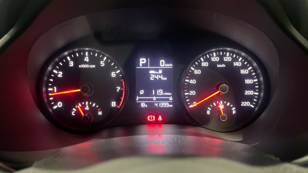 2022 Kia Rio Sx, Automatic, 41399 km, Odometer View