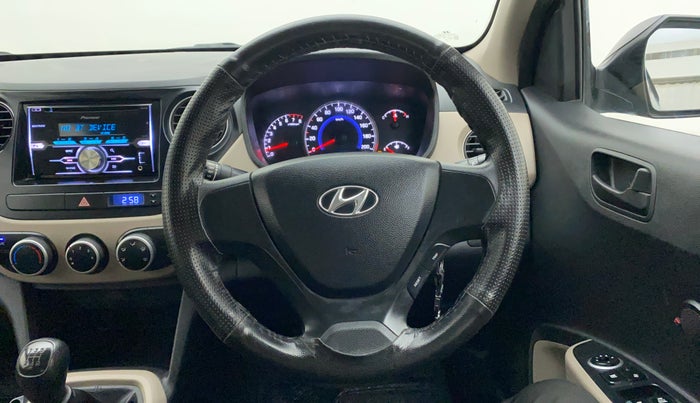 2015 Hyundai Grand i10 MAGNA 1.2 KAPPA VTVT, Petrol, Manual, 28,053 km, Steering Wheel Close Up