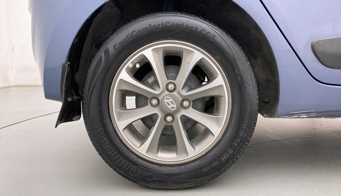 2013 Hyundai Grand i10 ASTA 1.2 KAPPA VTVT, Petrol, Manual, 75,892 km, Right Rear Wheel