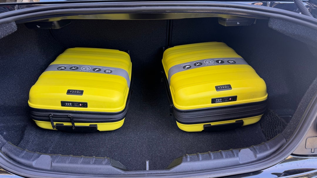 Boot Inside View with Luggage