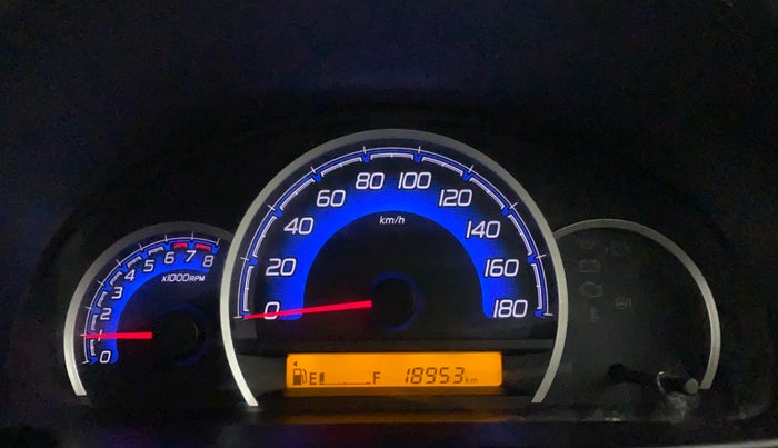 2017 Maruti Wagon R 1.0 VXI, Petrol, Manual, 19,020 km, Odometer Image