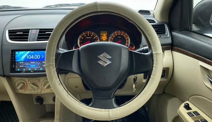 2014 Maruti Swift Dzire VXI 1.2 BS IV, Petrol, Manual, 75,369 km, Steering Wheel Close Up