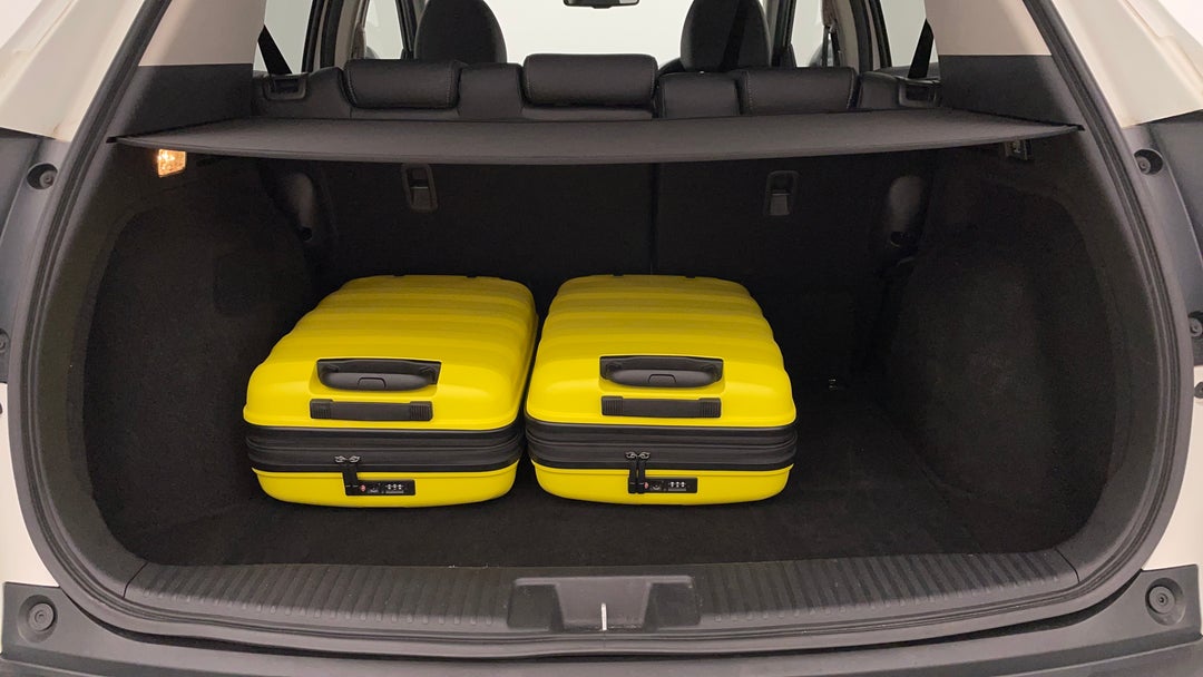 Boot Inside View with Luggage