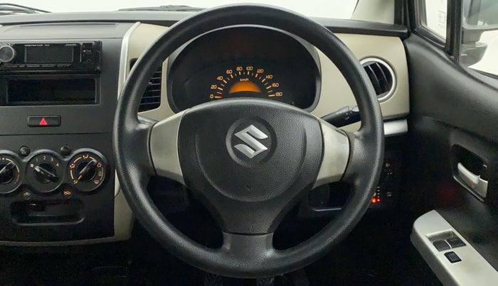 2015 Maruti Wagon R 1.0 LXI CNG, CNG, Manual, 91,698 km, Steering Wheel Close Up
