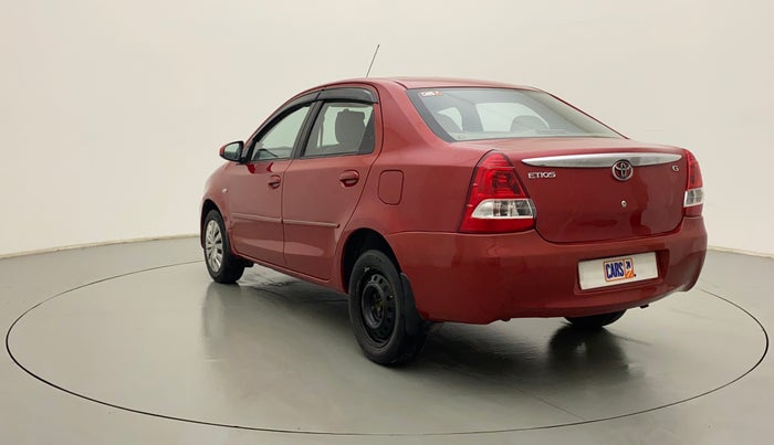 2014 Toyota Etios G, Petrol, Manual, 76,413 km, Left Back Diagonal