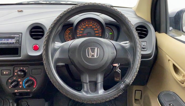 2014 Honda Amaze 1.2 EXMT I VTEC, Petrol, Manual, 58,440 km, Steering Wheel Close Up