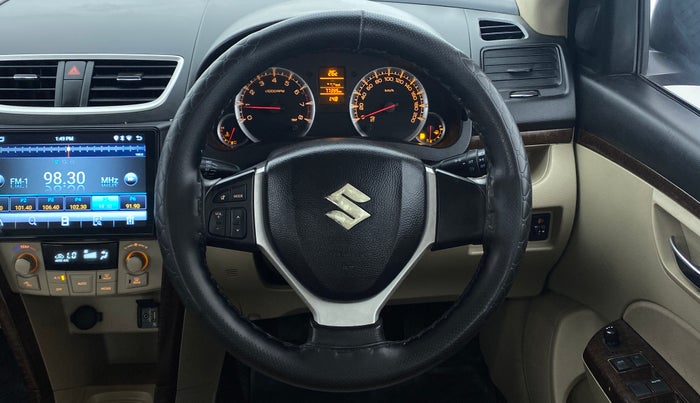 2013 Maruti Swift Dzire ZXI 1.2 BS IV, Petrol, Manual, 77,458 km, Steering Wheel Close Up
