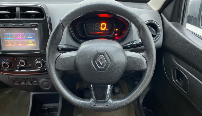 2017 Renault Kwid 1.0 RXT Opt, Petrol, Manual, 42,566 km, Steering Wheel Close Up