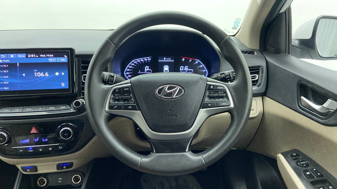 Steering Wheel Close Up