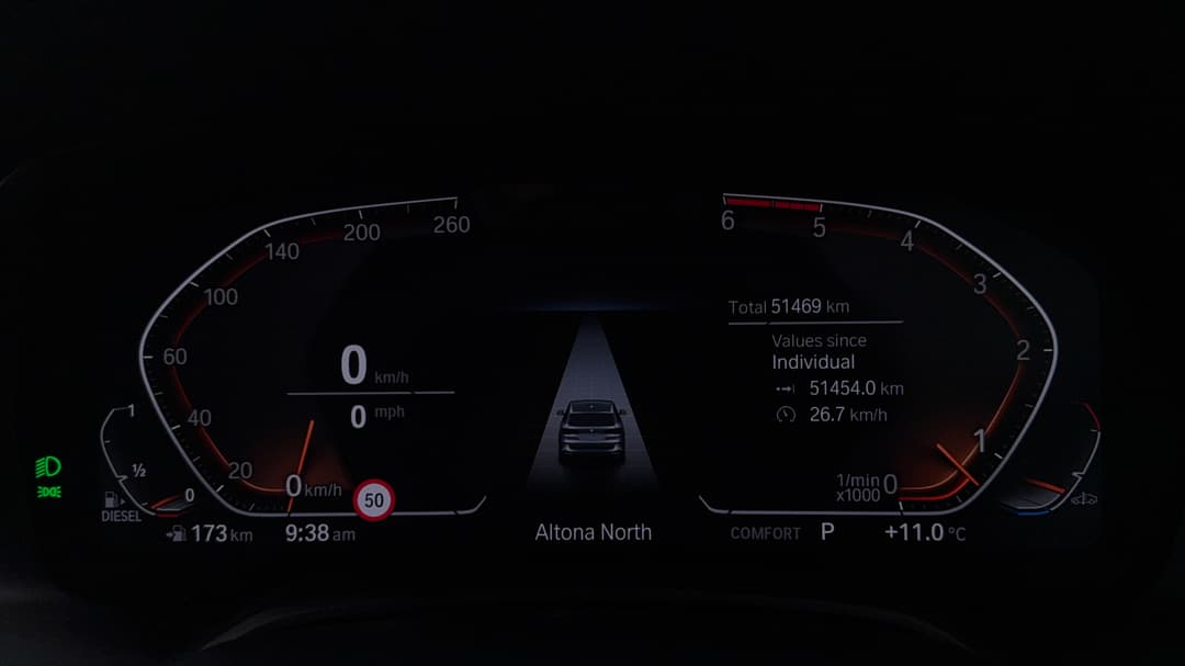 2021 BMW X5 xDrive30d M Sport, Automatic, 51454 km, Odometer View