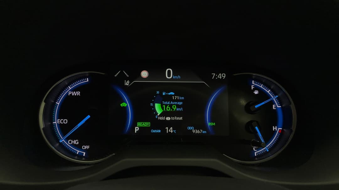 2024 Toyota RAV4 Gxl (AWD) Hybrid, Automatic, 9367 km, Odometer View