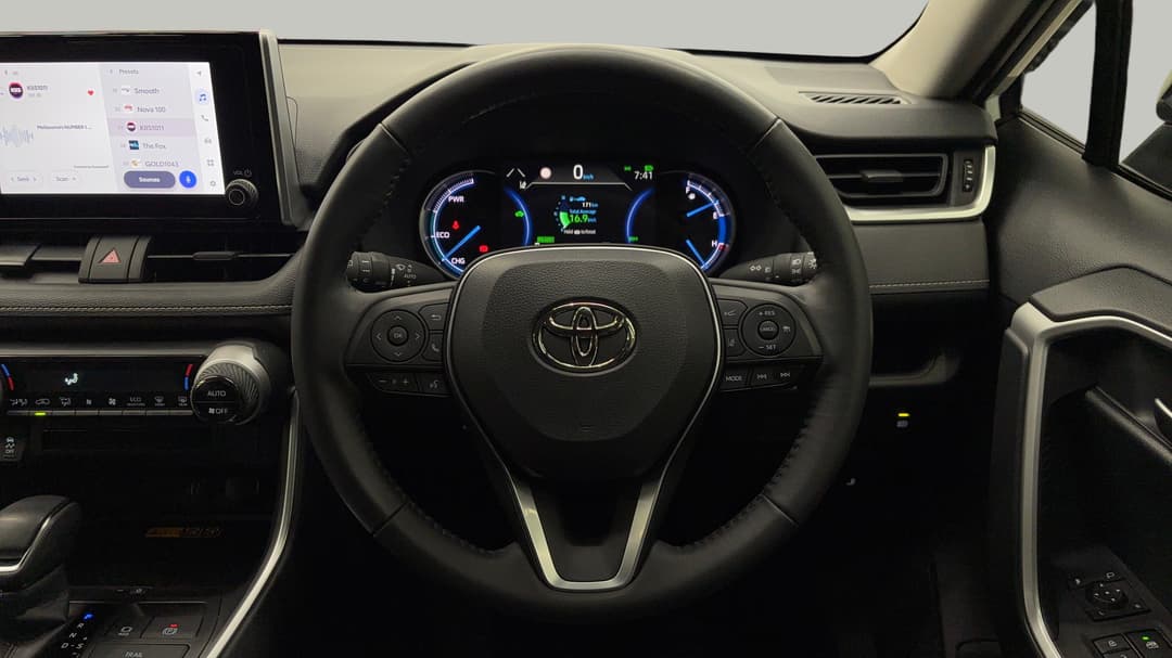 2024 Toyota RAV4 Gxl (AWD) Hybrid, Automatic, 9367 km, Steering Wheel Close-up