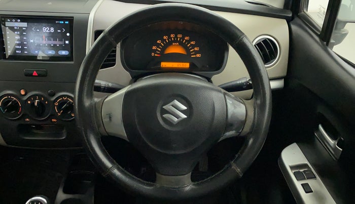 2013 Maruti Wagon R 1.0 LXI, Petrol, Manual, 65,366 km, Steering Wheel Close Up