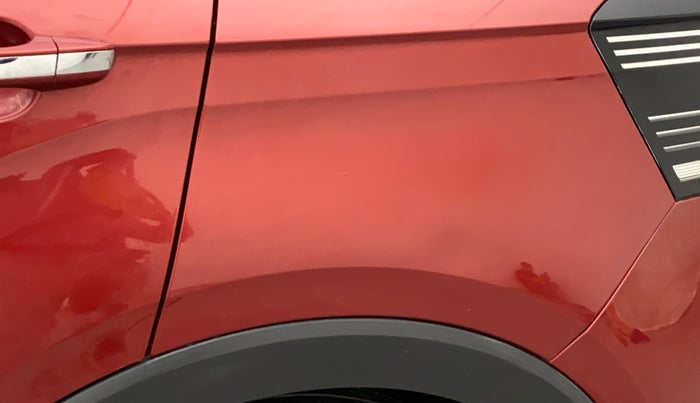 2022 Volkswagen TAIGUN TOPLINE 1.0 TSI MT, Petrol, Manual, 14,449 km, Left quarter panel - Minor scratches