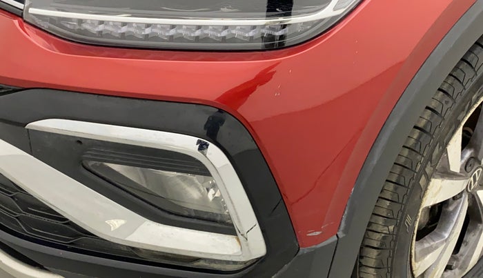 2022 Volkswagen TAIGUN TOPLINE 1.0 TSI MT, Petrol, Manual, 14,449 km, Front bumper - Minor scratches