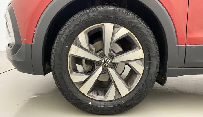 2022 Volkswagen TAIGUN TOPLINE 1.0 TSI MT, Petrol, Manual, 14,449 km, Left Front Wheel