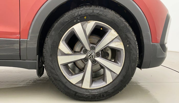 2022 Volkswagen TAIGUN TOPLINE 1.0 TSI MT, Petrol, Manual, 14,449 km, Right Front Wheel