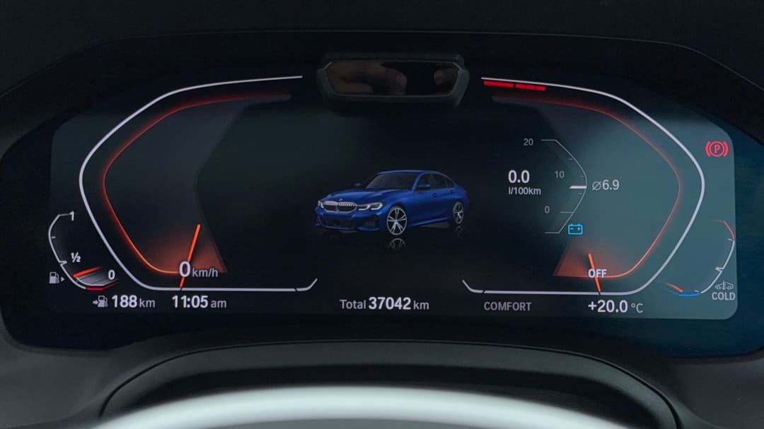 2020 BMW 3 30i M Sport, Automatic, 37042 km, Odometer View
