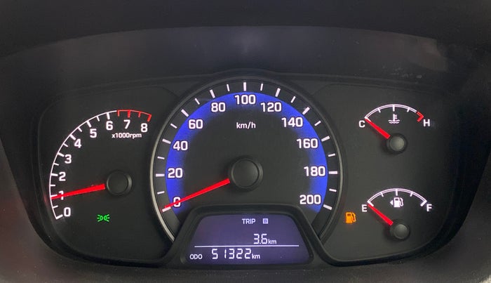 2014 Hyundai Xcent BASE 1.2, Petrol, Manual, 51,760 km, Odometer Image