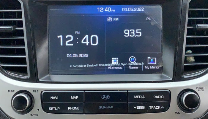 2019 Hyundai Verna 1.6 SX VTVT (O), Petrol, Manual, 16,081 km, Infotainment System