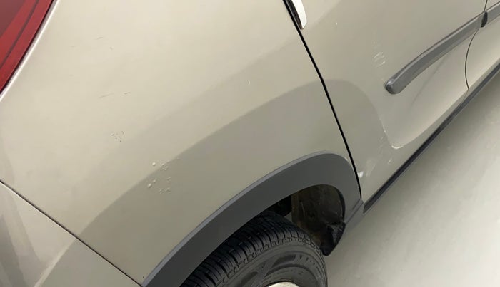 2017 Mahindra Kuv100 K4 PLUS 5 STR, Petrol, Manual, 18,884 km, Right quarter panel - Paint has minor damage
