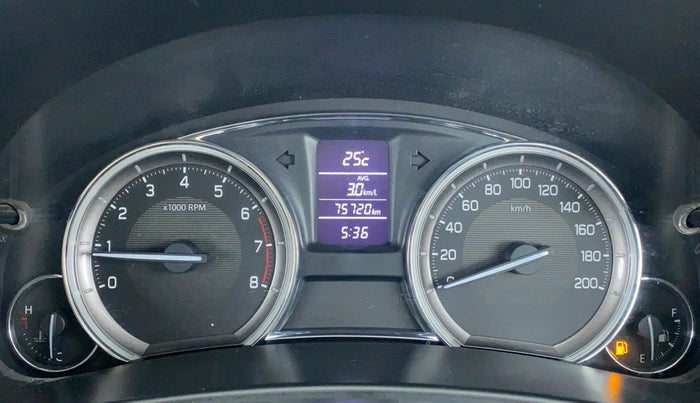 2015 Maruti Ciaz VXI PLUS, Petrol, Manual, 76,262 km, Odometer Image