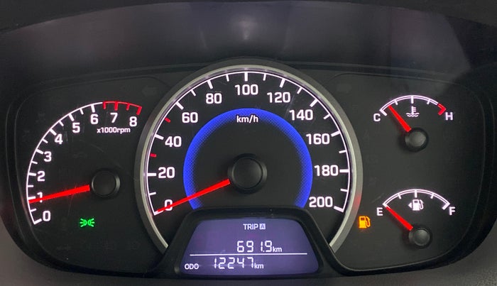 2017 Hyundai Grand i10 1.2 KAPPA SPORTZ (O), Petrol, Manual, 12,246 km, Odometer Image