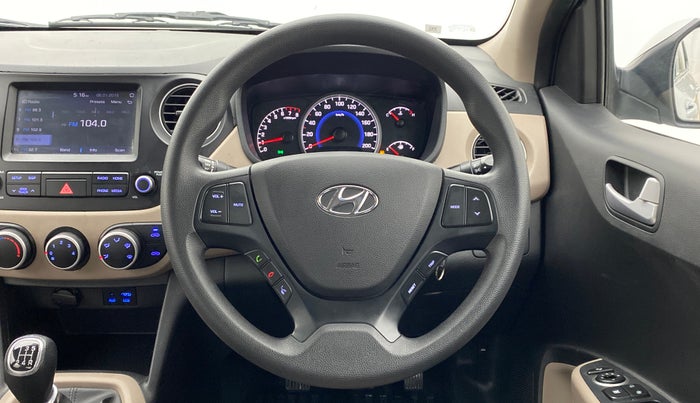 2017 Hyundai Grand i10 1.2 KAPPA SPORTZ (O), Petrol, Manual, 12,246 km, Steering Wheel Close Up