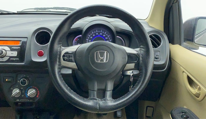 2015 Honda Amaze 1.2 SMT I VTEC, Petrol, Manual, 61,181 km, Steering Wheel Close Up