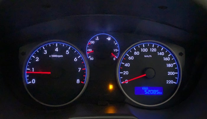 2013 Hyundai i20 MAGNA (O) 1.2, CNG, Manual, 52,084 km, Odometer Image
