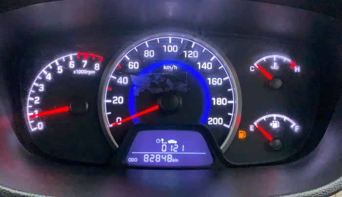 2017 Hyundai Grand i10 MAGNA 1.2 KAPPA VTVT, CNG, Manual, 82,848 km, Odometer Image
