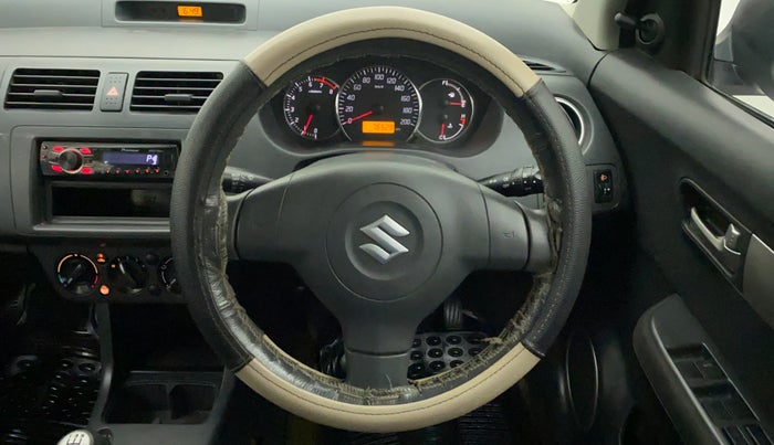 2011 Maruti Swift VXI, Petrol, Manual, 76,529 km, Steering Wheel Close Up
