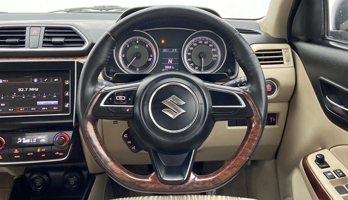 2017 Maruti Dzire ZDI Plus AMT, Diesel, Automatic, 98,767 km, Steering Wheel Close Up
