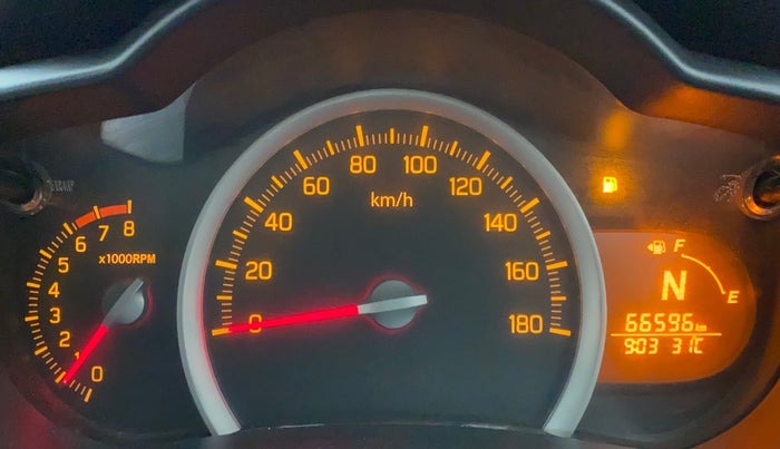 2016 Maruti Celerio VXI AMT (O), Petrol, Automatic, 66,596 km, Odometer Image