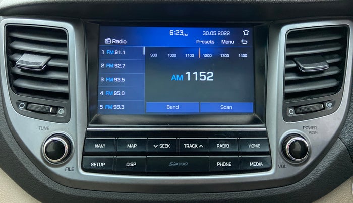 2019 Hyundai Tucson 2WD AT GLS PETROL, Petrol, Automatic, 39,264 km, Infotainment System