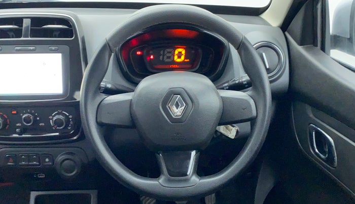 2019 Renault Kwid 1.0 RXT Opt, Petrol, Manual, 1,739 km, Steering Wheel Close-up