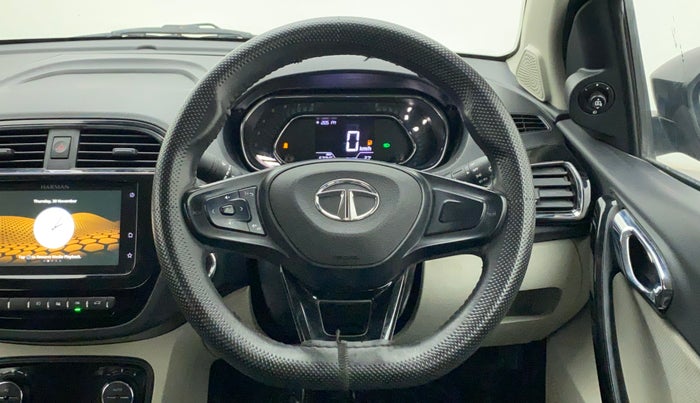 2022 Tata TIGOR XZ PLUS CNG, CNG, Manual, 52,479 km, Steering Wheel Close Up