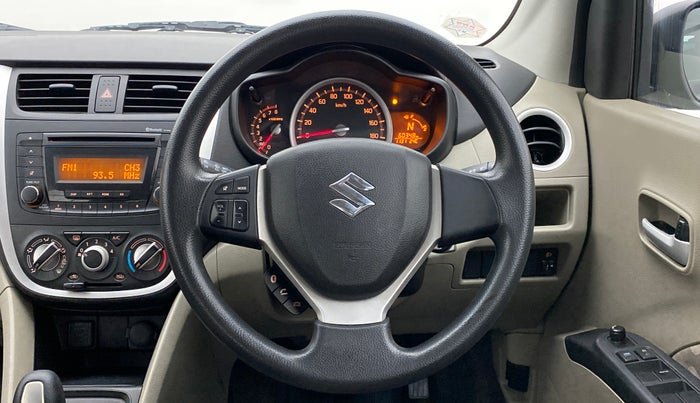 2015 Maruti Celerio ZXI AMT, Petrol, Automatic, 60,581 km, Steering Wheel Close Up