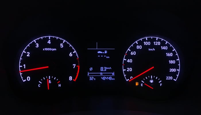 2017 Hyundai Verna 1.6 SX VTVT, Petrol, Manual, 48,460 km, Odometer Image