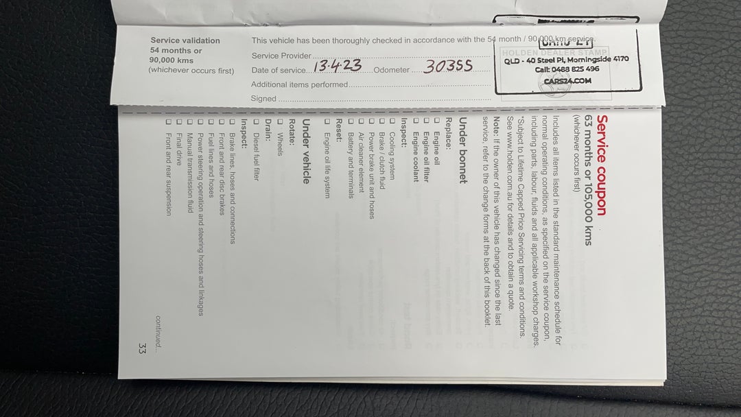 2017 Holden Captiva 7 Ltz (awd), Automatic, 30356 km, Service History