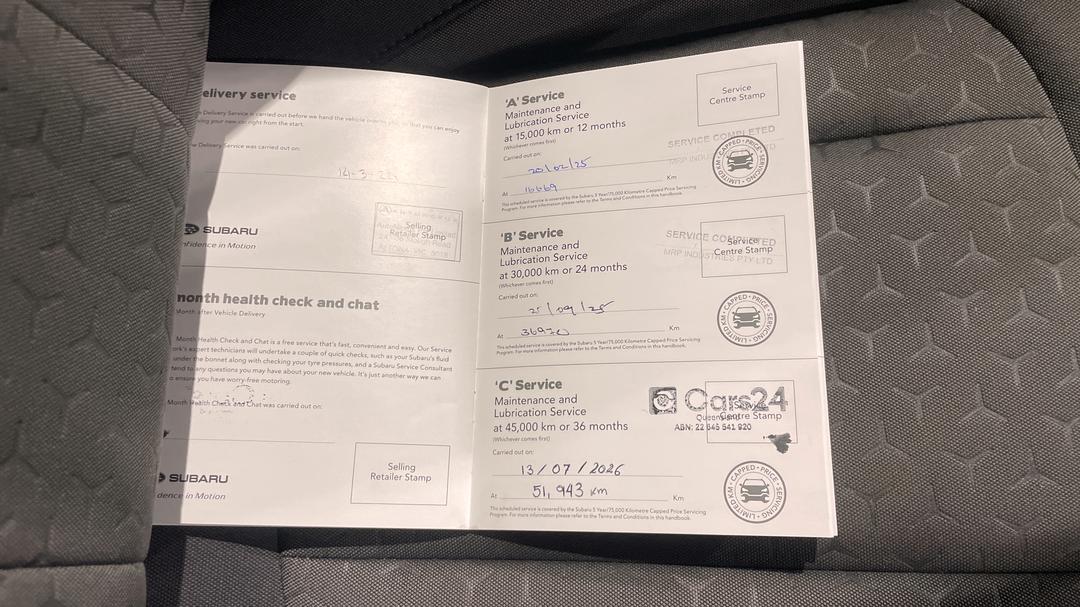 2024 Subaru Crosstrek AWD 2.0l, Automatic, 51956 km, Service History